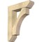 Ekena Millwork Westlake Slat Rough Sawn Bracket w/ Offset Brace, Douglas Fir, 8"W x 30"D x 38"H BKT0806X30X38WTL06RDF - alternate 1